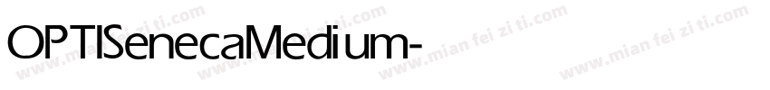 OPTISeneca Medium字体转换